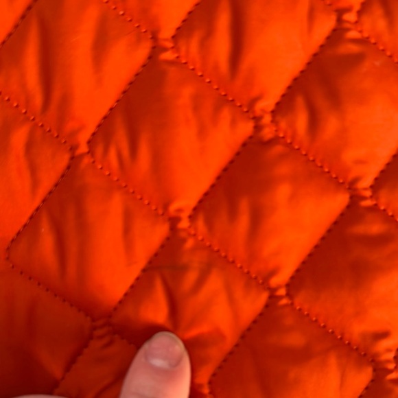 COPY - Quilted Orange Jacket ASO Jessica Simpson - Picture 6 of 10